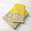 Set of towels Lino Home rudy grey-yellow 2 pieces