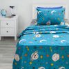 Set of sheets  Lino Home earth petrol individual